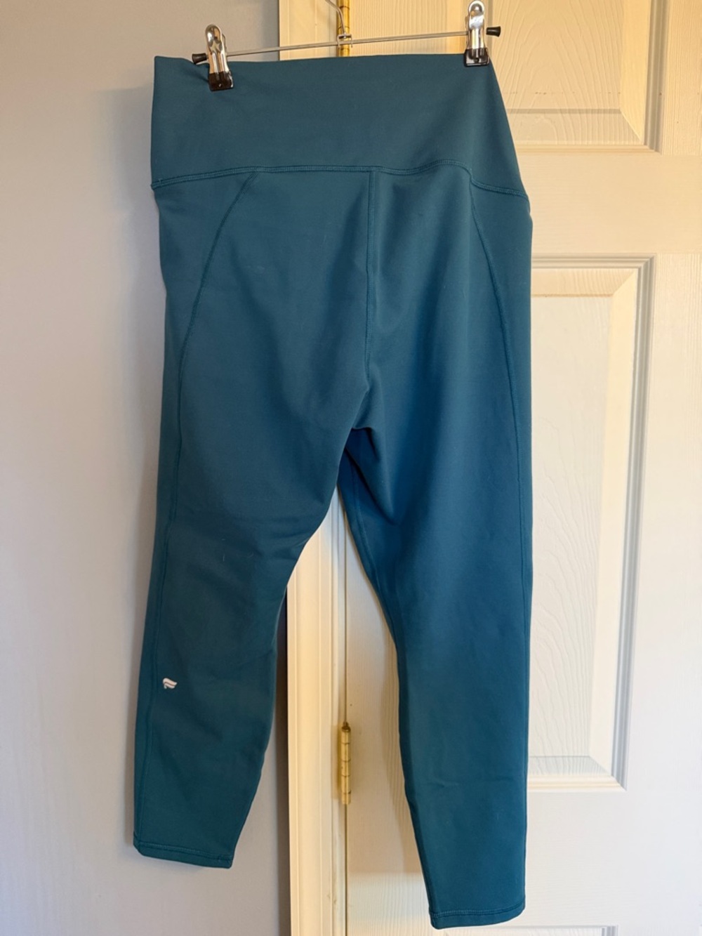 Fabletics PowerHold Deep Teal Active Leggings - Picture 4 of 5
